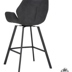 Barstoel Lizz 65cm Bull Antraciet^Trendhopper Best