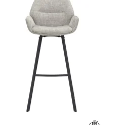 Barstoel Lizz 80cm stof Taupe^Trendhopper Hot