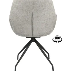 Eetkamerstoel Vieve stof Taupe^Trendhopper Hot