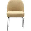 Eetkamerstoel Vogue Gear Camel met chromen poten^Trendhopper Online