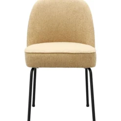 Eetkamerstoel Vogue Gear Camel met zwarte poten^Trendhopper Hot