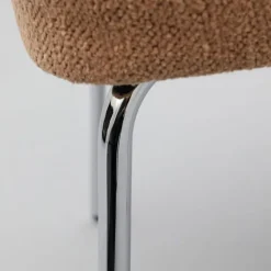 Eetkamerstoel Vogue Gear Powder met chromen poten^Trendhopper Sale