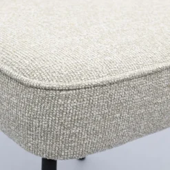 Eetkamerstoel Vogue Lima Beige met zwarte poten^Trendhopper Hot