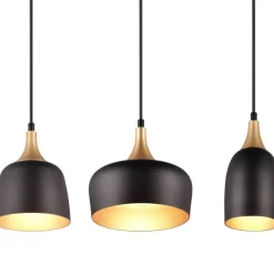 Hanglamp Chiraz mat zwart Excl. 3x E27 4,9W^Trendhopper Best