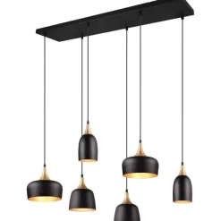 Hanglamp Chiraz mat zwart Excl. 6x E27 4,9W^Trendhopper Outlet