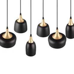 Hanglamp Chiraz mat zwart Excl. 6x E27 4,9W^Trendhopper Outlet