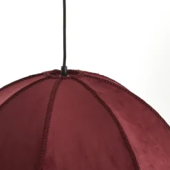 Hanglamp Malagia Velvet Bordeaux 60cm^Trendhopper Outlet