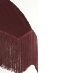 Hanglamp Malagia Velvet Bordeaux 50cm^Trendhopper New