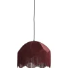 Hanglamp Malagia Velvet Bordeaux 40cm^Trendhopper Hot