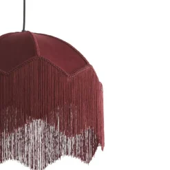 Hanglamp Malagia Velvet Bordeaux 40cm^Trendhopper Hot
