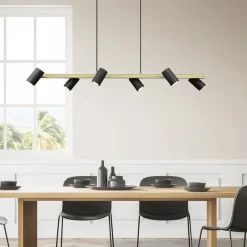 Hanglamp Mikay goud excl. fitting 6x GU10 3W^Trendhopper