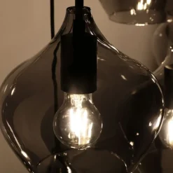 Hanglamp Rolf 10-lichts smoke^Trendhopper Sale