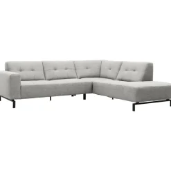 Hoekbank Viborg Nero Lightgrey rechts^Trendhopper New