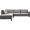 Hoekbank Viborg Nero Steel links^Trendhopper Clearance