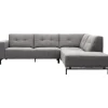 Hoekbank Viborg Nero Steel rechts^Trendhopper Clearance