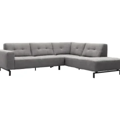 Hoekbank Viborg Nero Steel rechts^Trendhopper Clearance