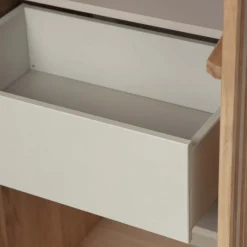 Hoge kast Gravure New Eiken Blanke lak^Trendhopper Best