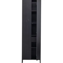 Hoge kast Gravure New Grenen Zwart^Trendhopper Online