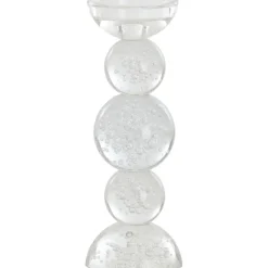 Kandelaar Itinga Glas Bubbel Clear 26,5 Cm^Trendhopper Best