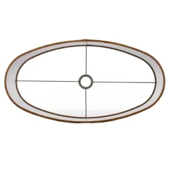 Kap ovaal recht 58-58-32 cm GEMSTONE goud^Trendhopper Outlet