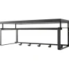 Kapstok Rex 3 zwart 70x28cm^Trendhopper Sale