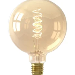 Lichtbron Globelamp Flex 12,5 cm Goud E27^Trendhopper Hot