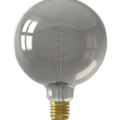 Lichtbron Globelamp Flex 12,5 cm Titanium E27^Trendhopper