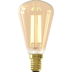 Lichtbron Rustieklamp Recht Goud E14^Trendhopper Best