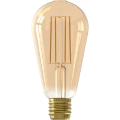 Lichtbron Rustieklamp Recht Goud E27^Trendhopper Discount