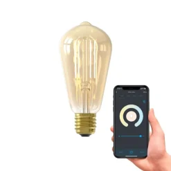 Lichtbron Rustieklamp Smart Goud E27^Trendhopper Clearance
