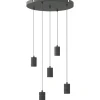 Pendel Retro rond 50cm Zwart^Trendhopper New