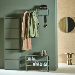Schoenenkast Bobbie 5 laden Dusty Green (10 paar schoenen)^Trendhopper Hot