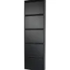 Schoenenkast Bobbie 5 laden zwart (10 paar schoenen)^Trendhopper Clearance