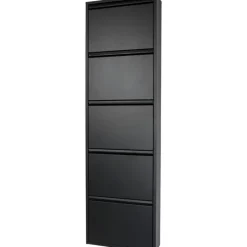 Schoenenkast Bobbie 5 laden zwart (10 paar schoenen)^Trendhopper Clearance