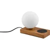 Tafellamp Chloe houteffect excl. lampenkap 1x E14 4,9W^Trendhopper New