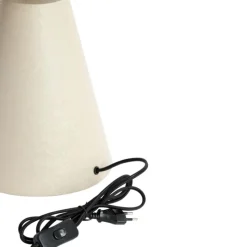 Tafellamp Sirina mat beige 31cm^Trendhopper Online