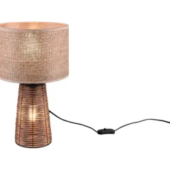 Tafellamp Straw bruin excl. lampenkap 1 x E27 4W^Trendhopper Outlet