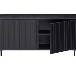 Tv-meubel Gravure New 100 cm Grenen Zwart^Trendhopper New