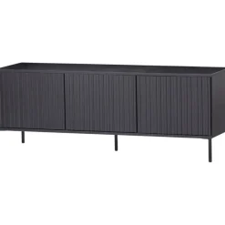 Tv-meubel Gravure New 150 cm Grenen Zwart^Trendhopper Best