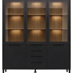 Vitrinekast Gaya 5 deurs^Trendhopper Clearance