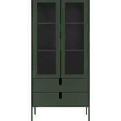 Vitrinekast Unique groen^Trendhopper Outlet