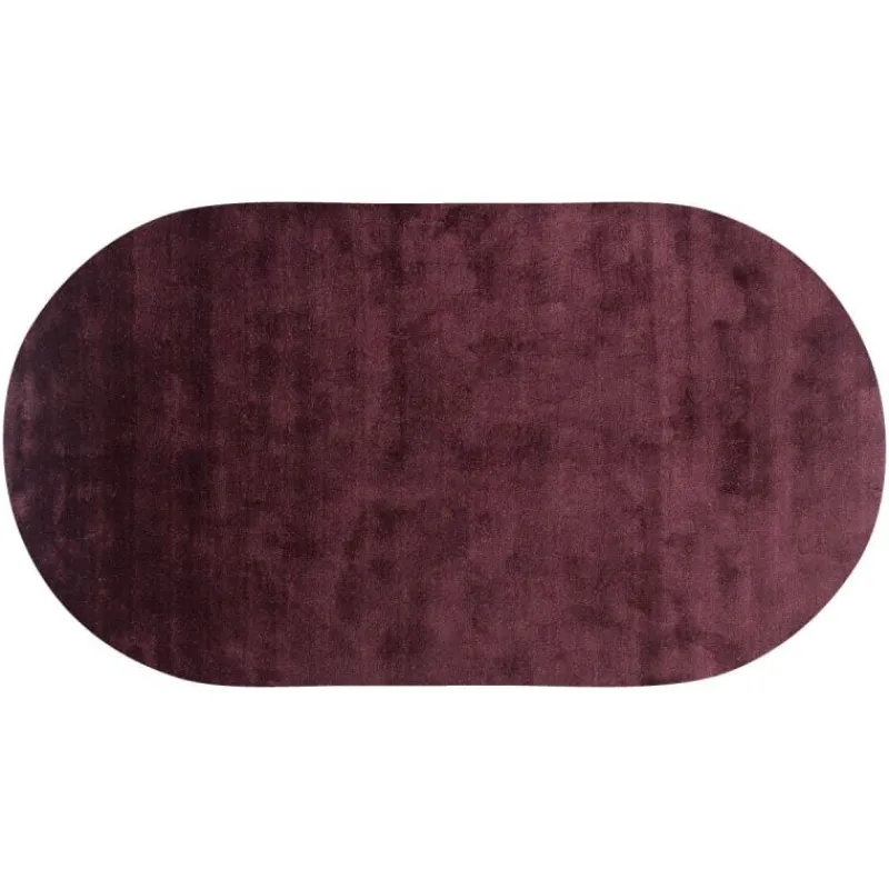 Vloerkleed Cowan ovaal aubergine 48^Trendhopper Sale