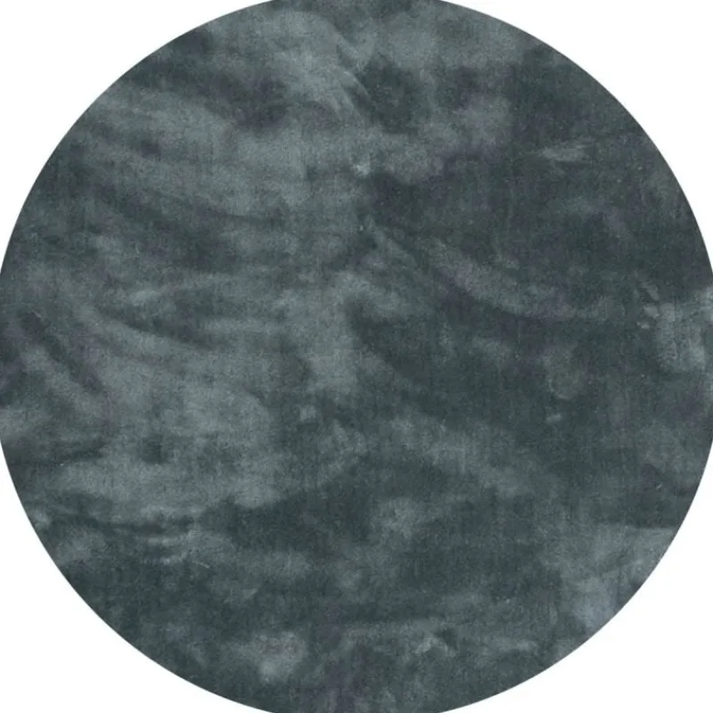 Vloerkleed Cowan rond blauw 32^Trendhopper Outlet