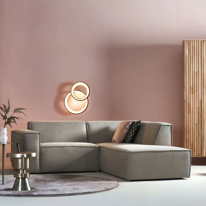 Vloerkleed Cowan rond lichtgrijs 21^Trendhopper Discount