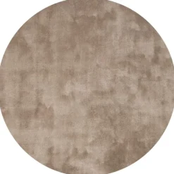 Vloerkleed Cowan rond taupe 15^Trendhopper Online