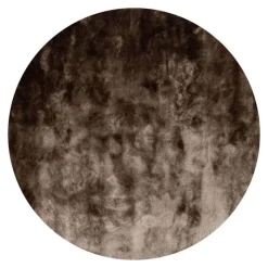 Vloerkleed Leya rond taupe 17^Trendhopper
