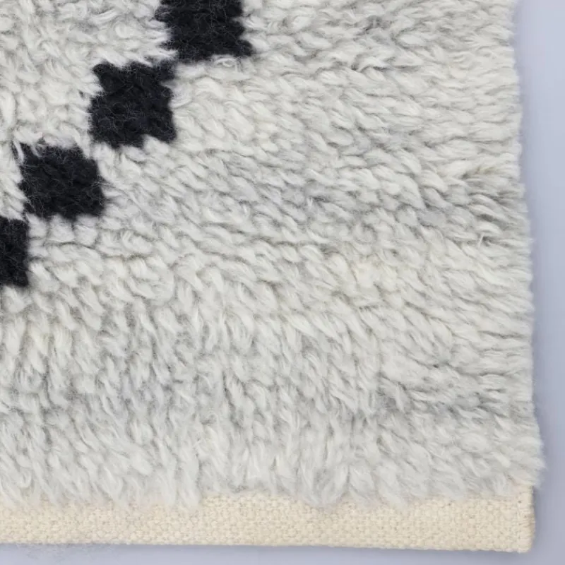 Vloerkleed Nancho zwart-wit 160x230^Trendhopper Hot