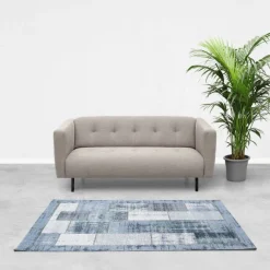 Vloerkleed Pablo delfts blauw 155x230^Trendhopper