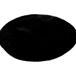 Vloerkleed Perry zwart 120 rond^Trendhopper Online