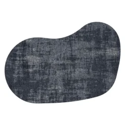 Vloerkleed Rovinj organisch gespiegeld donkerblauw 35^Trendhopper New